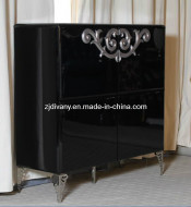 New-Classical Balck Wood Cabinet (LS-563)
