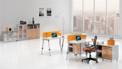 New Color Office Furniture Workstation with Partition Screen (HF-A12)