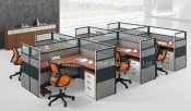 New Design 6 Person Seats Office Partition Workstation (HF-CA006)