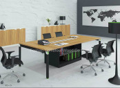 New Design Boardroom Office Conference Table with Small Cabinet (HF-YZKD015)