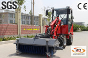 New Design Mini Loader (HQ908) with Road Sweeper