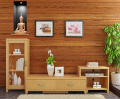 New Design Modern Bamboo TV Stand for Living Room