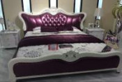 New Design Royal Style Bedroom Furniture Prince Bed (28#)