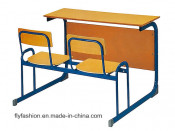 New Design School Furniture Classroom Double Student Desk and Chair (SF-35D)