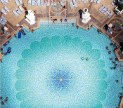 New Product Multicolor Swimming Pool Floor Tile Glass Mosaic