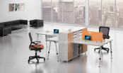 New Simple Office Workstation Desk with Hutch Side Cabinet (HF-A11)