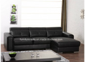 Nice Furniture 3seat+Couch Leather Sofa (S029)