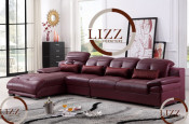Nigeria Sectional Leather Sofa (L. T672)