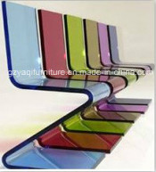 Novel Quality Acrylic Livingroom Colorful Z-Shape Chair (KC004)