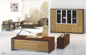 Oak Veneer Color Office Manager Table/Desk (Elton-we01)