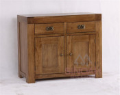 Oak Wooden Furniture Sideboard Table Wood Buffet 2 Doors 2 Drawers Cabinet (RC22S)