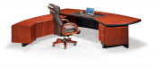 Office Desk with Leather Padded Table Top (OWDK1002-28-1)