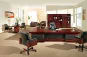 Office Executive Table Pad Leather on Table Top (OWDK5001-32)