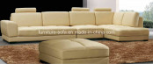 Office Furniture High Quality Top Leather Corner Sofa (SO07)