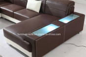 Office Furniture Home Furniture Brown Corner Sofa (SF103)