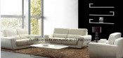 Office Furniture Nice Design White Leather Sofa Set (SO06)