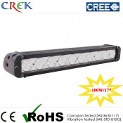 Offroad LED Light Bar 100W 17" with CREE LEDs
