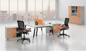 Open Office Space Workstation Table with Screen Partition (HF-A10)