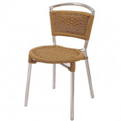 Outdoor Aluminum Wicker Chair (DC-06215)