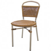 Outdoor Aluminum Wicker Chair (DC-06216)