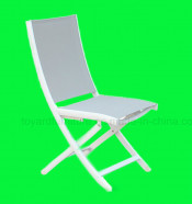 Outdoor Coffee Furniture Aluminum Foldable Textilene Chair (S264)