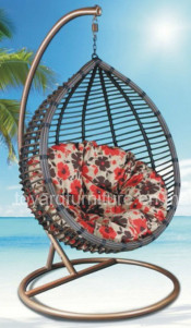 Outdoor Furniture Casual Simple Style Aluminum Rattan Hanging Chair (G910)
