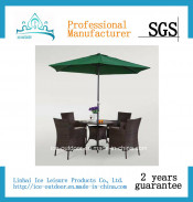 Outdoor Furniture Garden Furniture Foldable Rattan Dining Table Chair (FD-027I)