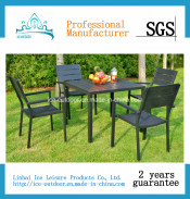 Outdoor Furniture Garden Furniture PS Chair Table Dining Set (ICE-027)