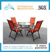 Outdoor Furniture Garden Furniture Rattan Chair Table Dining Set (ICE-048)