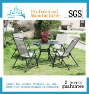 Outdoor Furniture Garden Furniture Rattan Chair Table Dining Set (ICE-050)