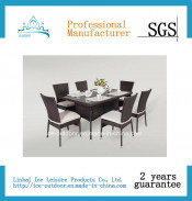 Outdoor Furniture Garden Furniture Rattan Dining Table Chair (FD-025I)