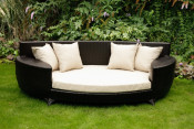 Outdoor Furniture Rattan Leisure Sofa (S0044)