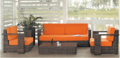 Outdoor Furniture Rattan/Wicker Sofa Set (S0018)