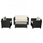 Outdoor Furniture, Wicker Sofa (PAS-061B)