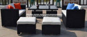 Outdoor Garden Patio Wicker Rattan Dining Table and Chair (PAD-1120)