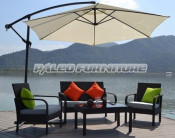 Outdoor Garden Patio Wicker Rattan Sofa (PAS-1308)