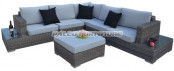 Outdoor Garden Patio Wicker Rattan Sofa Sets (PAS-1226)