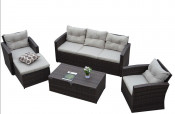 Outdoor/ Garden Rattan Furniture / Rattan Sofa (PAS-1125D)