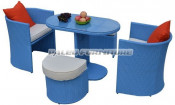 Outdoor Patio Wicker Rattan Garden Dining Table (PAD-1278)
