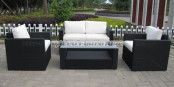 Outdoor Rattan Furniture Patio Garden Wicker Sofa Set (PAT-001)