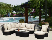 Outdoor Rattan Furniture - Poolside Sofa Set (S0041)
