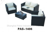 Outdoor Rattan Sofa Set, Garden Furniture Chair and Table (PAS-1406)