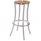 Outdoor Round Wooden Seating Bar Stool (AB-06006)