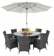 Outdoor Wicker Dining Table and Chair (PAD-1107)