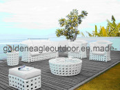Outoor Wicker Garden Sofa (GP0014)