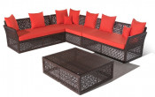 PE Rattan Furniture Garden Sofa Set