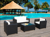 PE Rattan Outdoor Used Wicker Outdoor Sofa Set (S0032)