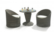 PE Rattan Patio Chair Modern Patio Furniture (S212)