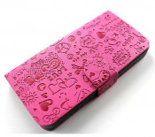 PU Leather Wallet Case for iPhone 5 Cover Housing