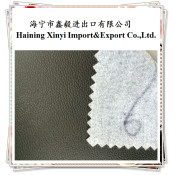 PU Rexine Leather Wet PU Leather in Black Color